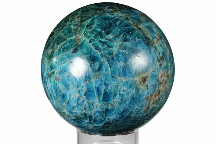 Bright Blue Apatite Sphere - Madagascar #133094